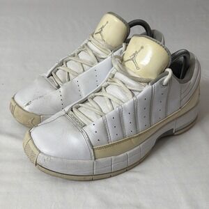 Nike Air Jordan TE2 Low Basketball‎ Shoes Mens Size 8.5 White Ivory 395468-101